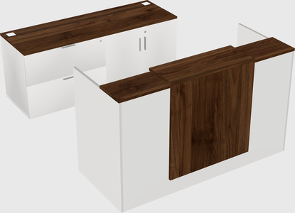 Modular reception desk