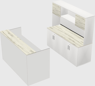 Modular reception desk