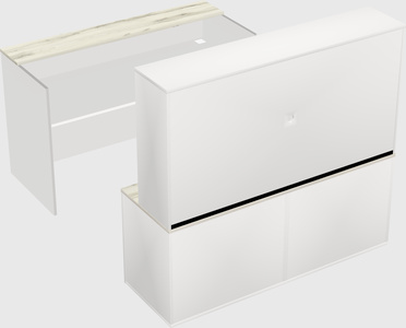 Modular reception desk