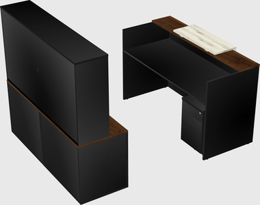 Modular reception desk
