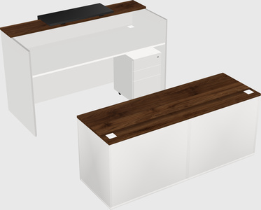 Modular reception desk