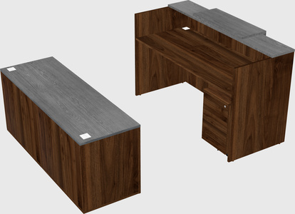 Modular reception desk