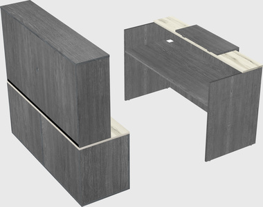 Modular reception desk