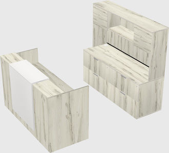 Modular reception desk