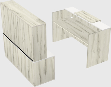 Modular reception desk