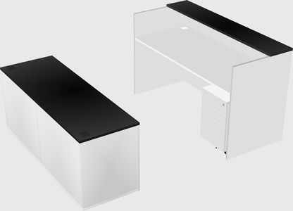 Modular reception desk