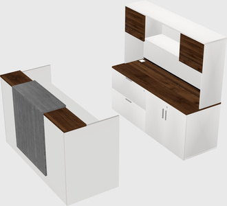 Modular reception desk