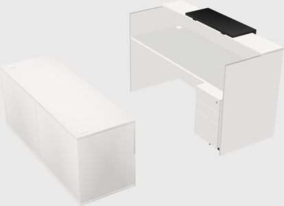 Modular reception desk