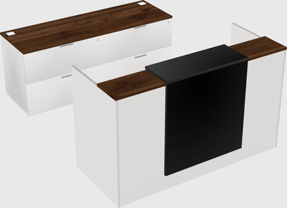 Modular reception desk