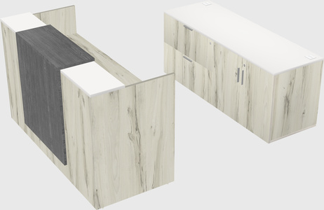 Modular reception desk