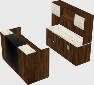 Modular reception desk