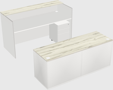 Modular reception desk
