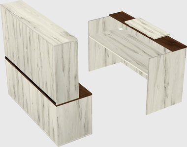 Modular reception desk