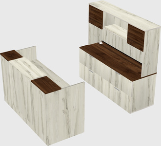 Modular reception desk