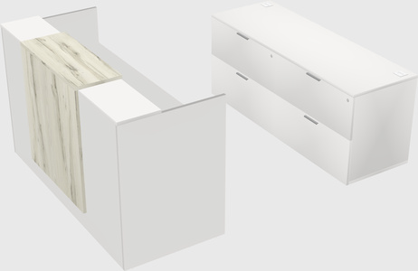 Modular reception desk