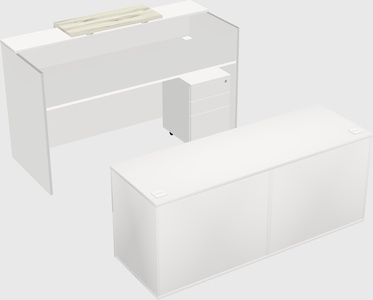 Modular reception desk