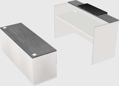 Modular reception desk