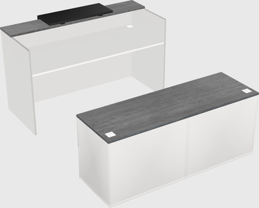 Modular reception desk