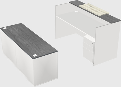 Modular reception desk