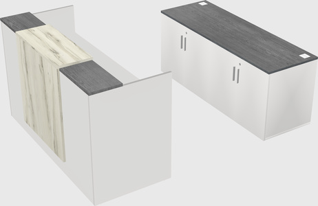 Modular reception desk