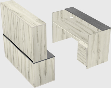Modular reception desk