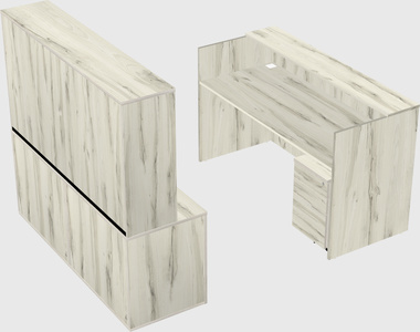 Modular reception desk