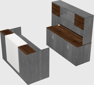 Modular reception desk