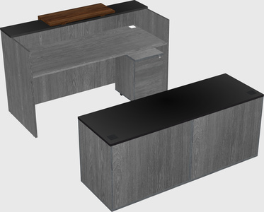 Modular reception desk