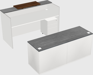 Modular reception desk