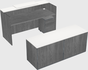 Modular reception desk