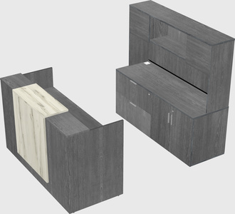 Modular reception desk