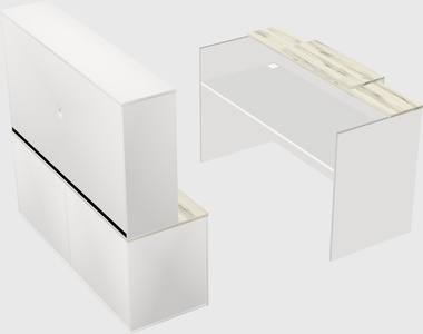 Modular reception desk