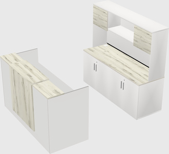 Modular reception desk