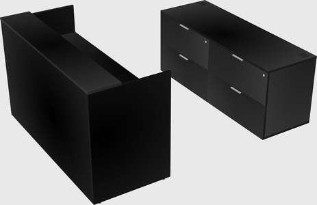 Modular reception desk