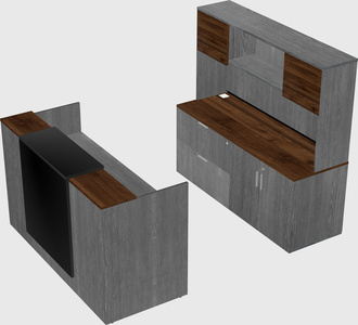 Modular reception desk