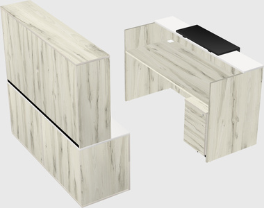 Modular reception desk