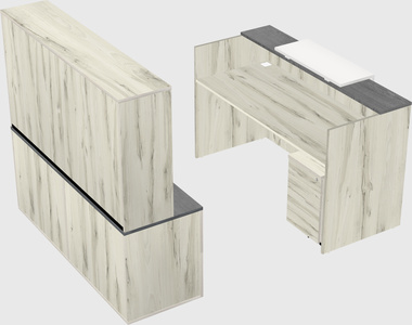 Modular reception desk