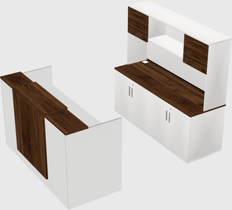 Modular reception desk