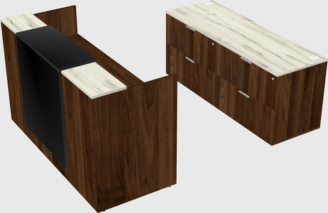 Modular reception desk