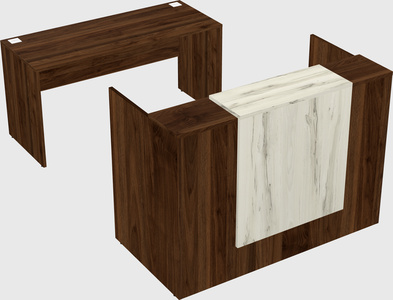 Modular reception desk