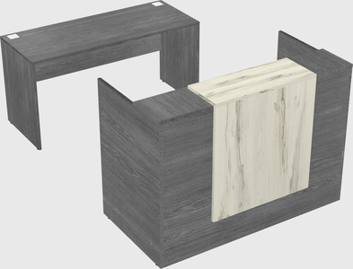 Modular reception desk