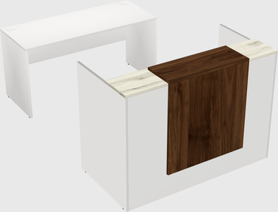 Modular reception desk