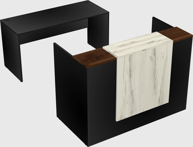 Modular reception desk