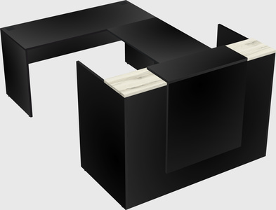 Modular reception desk