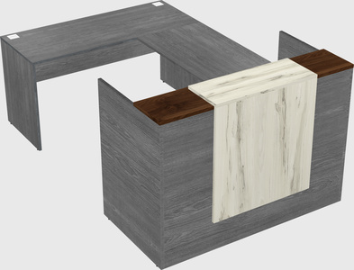 Modular reception desk