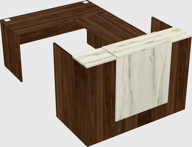 Modular reception desk