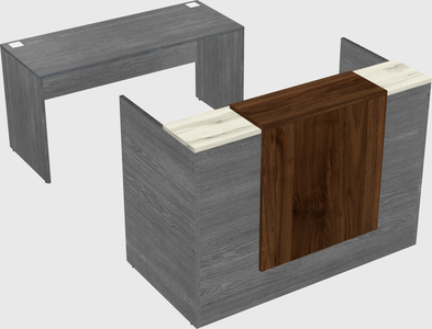 Modular reception desk