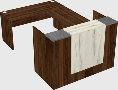 Modular reception desk