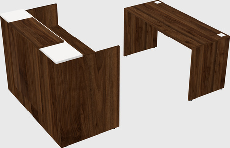 Modular reception desk