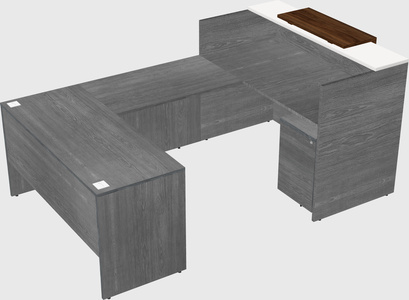 Modular reception desk